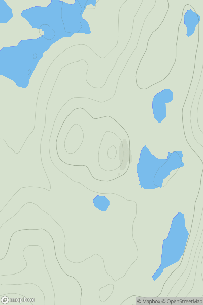 Thumbnail image for Meall Buidhe [Loch Maree to Loch Broom] [NG906888] showing contour plot for surrounding peak